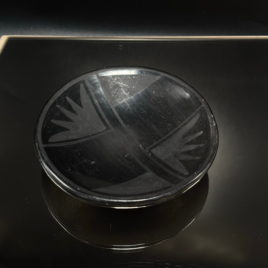 Vintage Tonita Blackware Dish