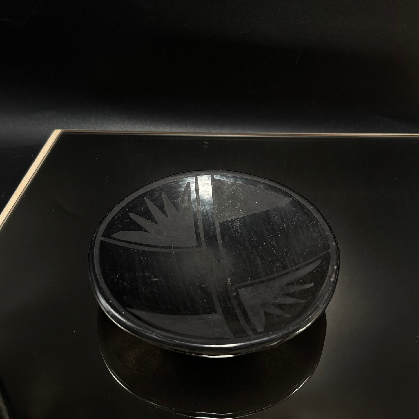 Vintage Tonita Blackware Dish