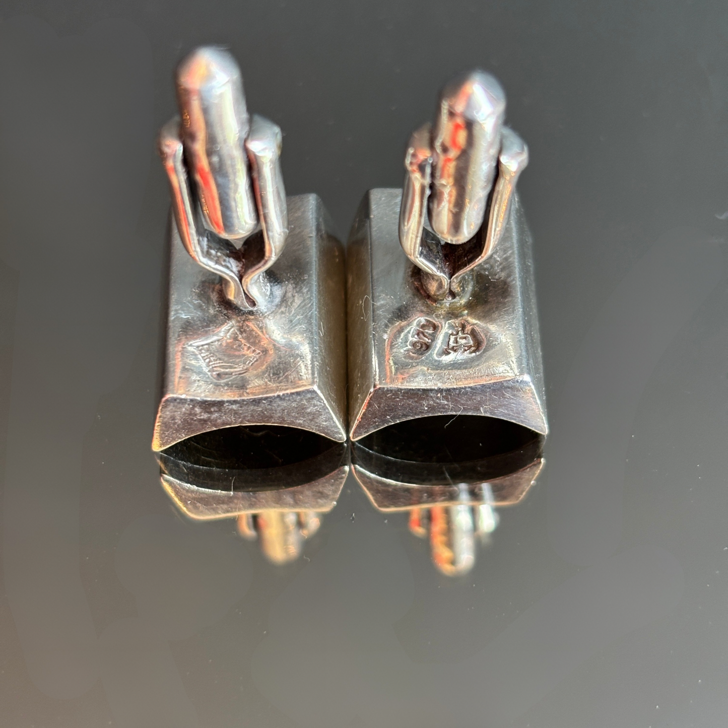 Vintage Antonio  Pineda Taxco Sterling Silver Cufflinks