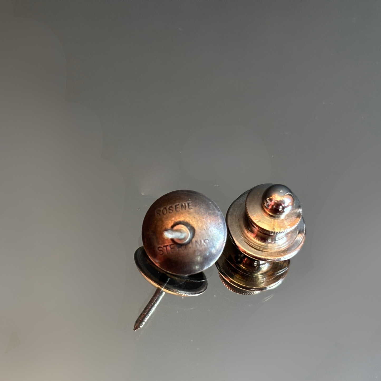 Vintage Carolyn Gleick Rosene Sterling Silver Tie Tack