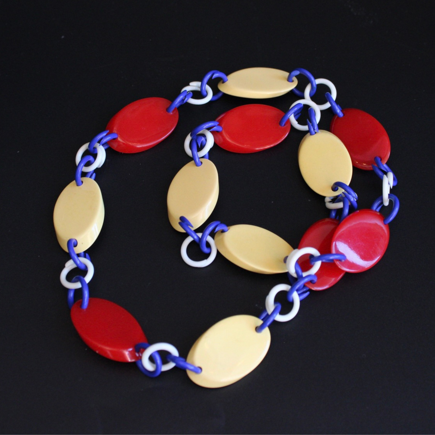 Vintage Bakelite Slices Necklace