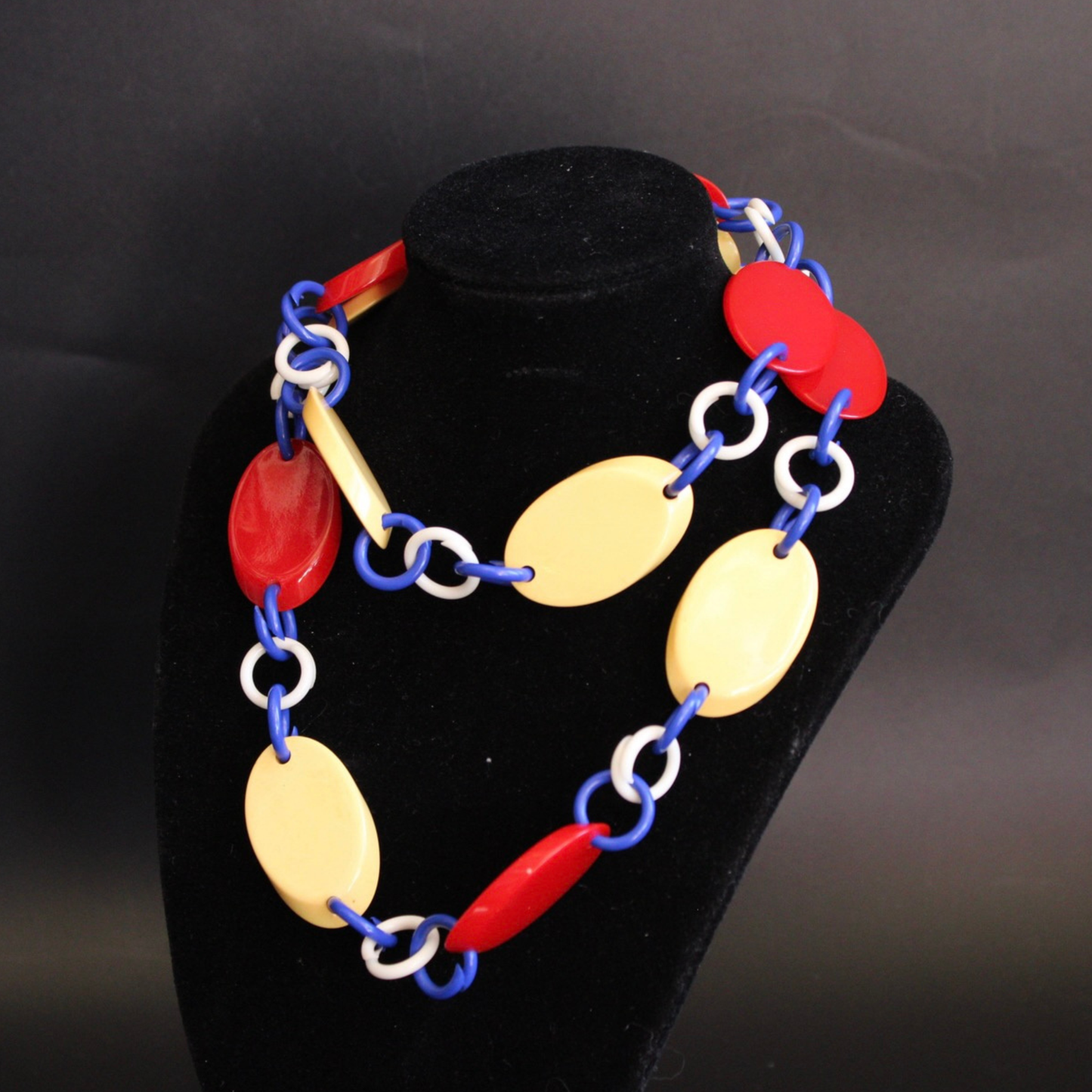 Vintage Bakelite Slices Necklace