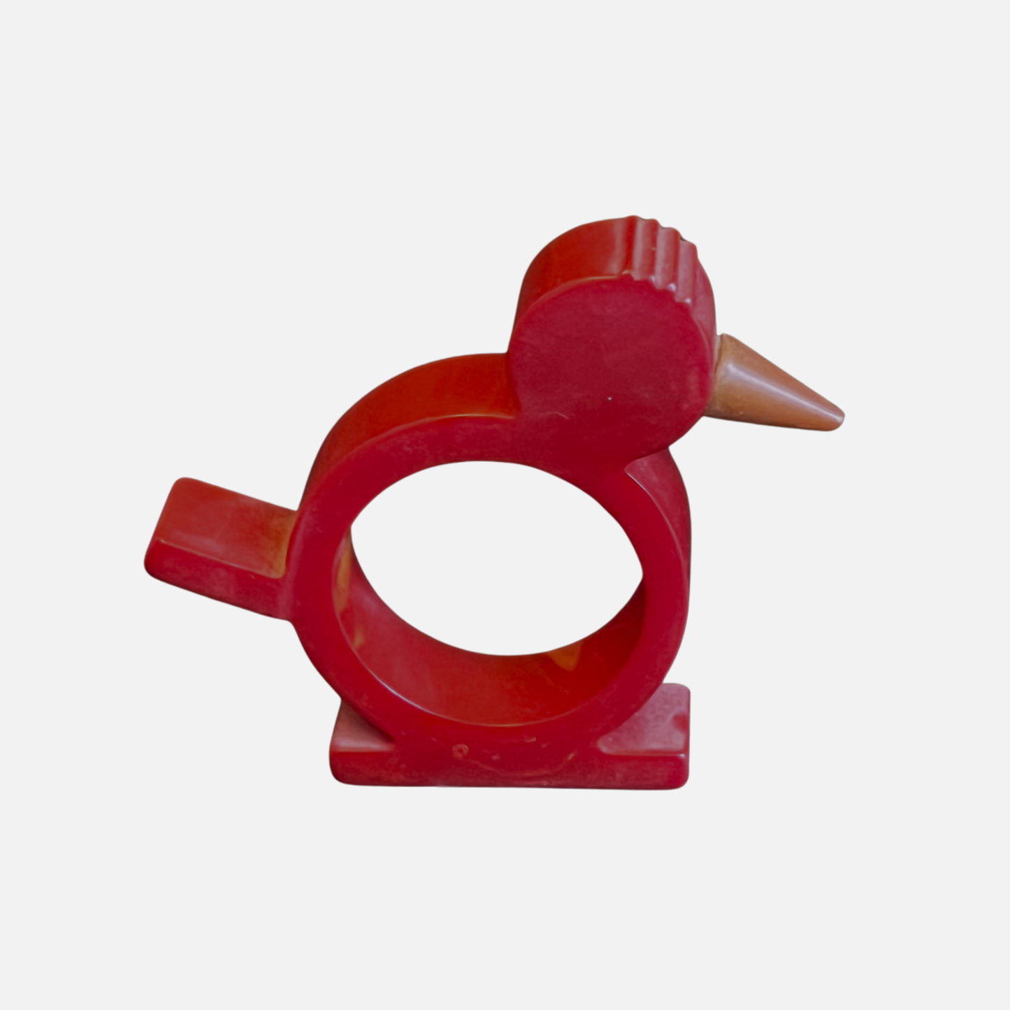 Vintage Catalin (Bakelite) Bird Napkin Ring