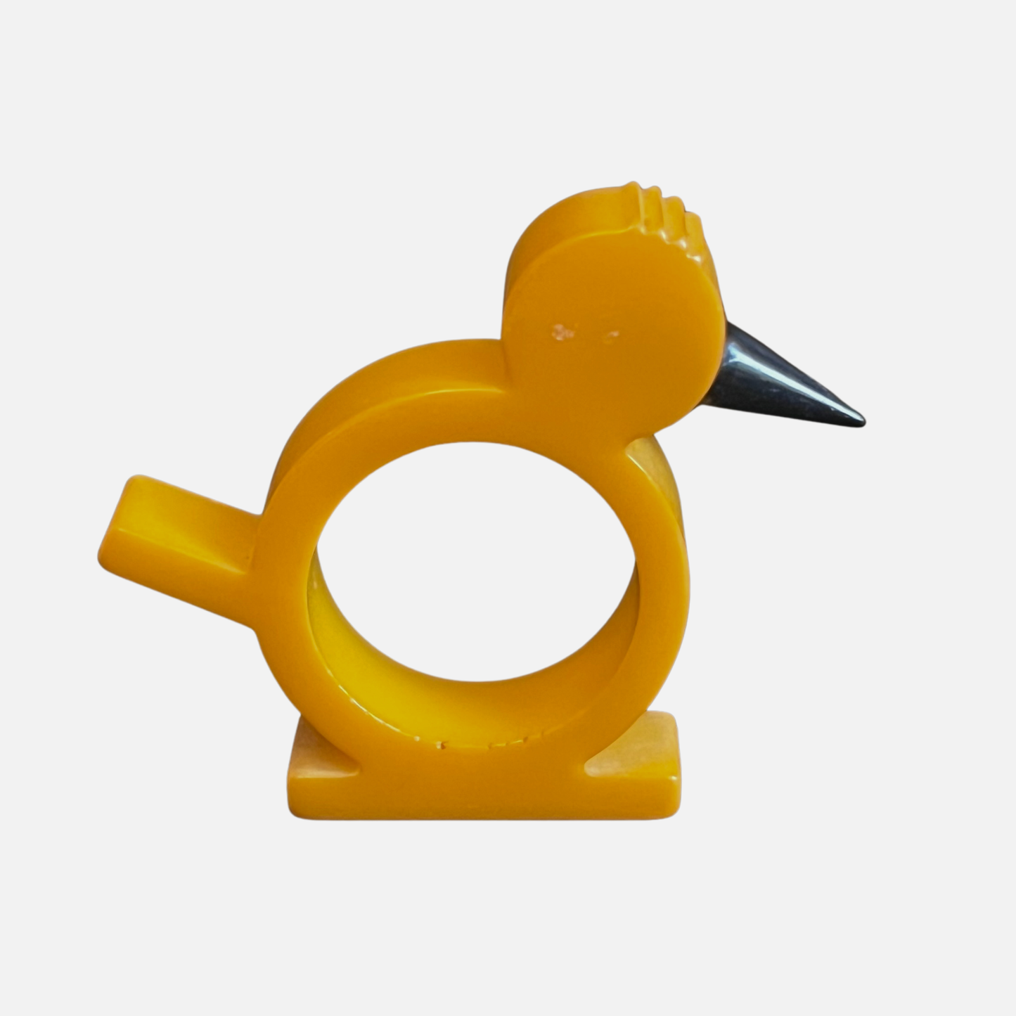Vintage Catalin (Bakelite) Bird Napkin Ring