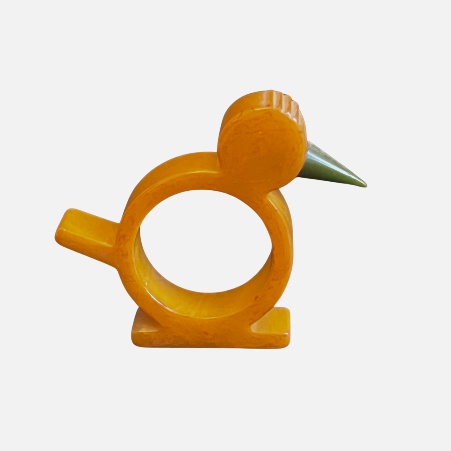 Vintage Catalin (Bakelite) Bird Napkin Ring