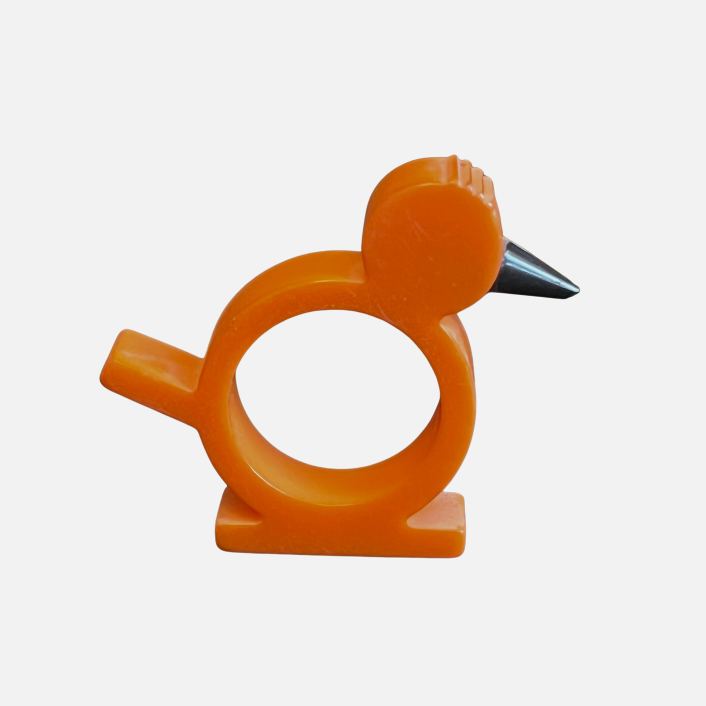 Vintage Catalin (Bakelite) Bird Napkin Ring