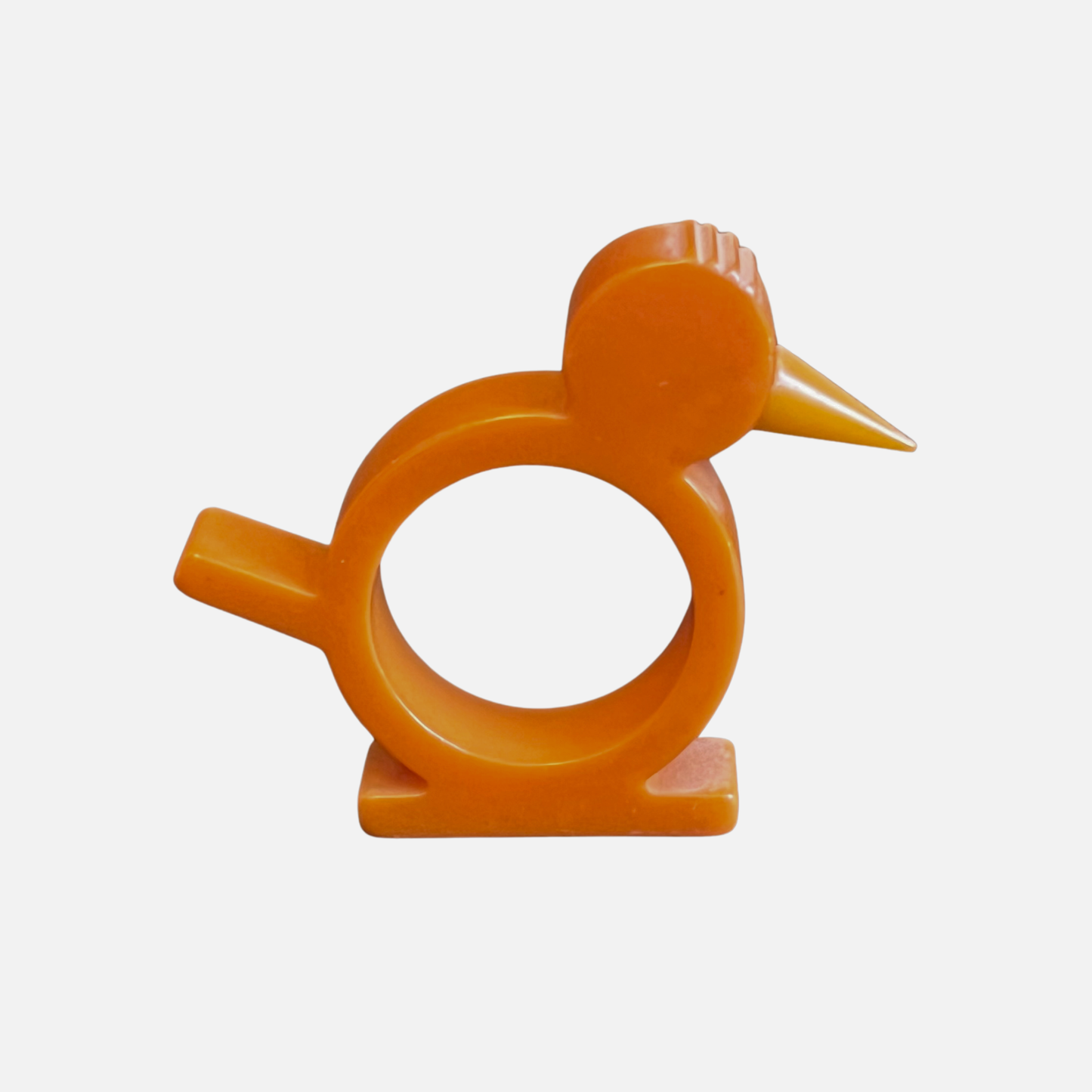 Vintage Catalin (Bakelite) Bird Napkin Ring