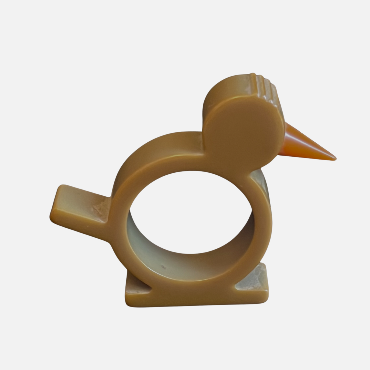 Vintage Catalin (Bakelite) Bird Napkin Ring