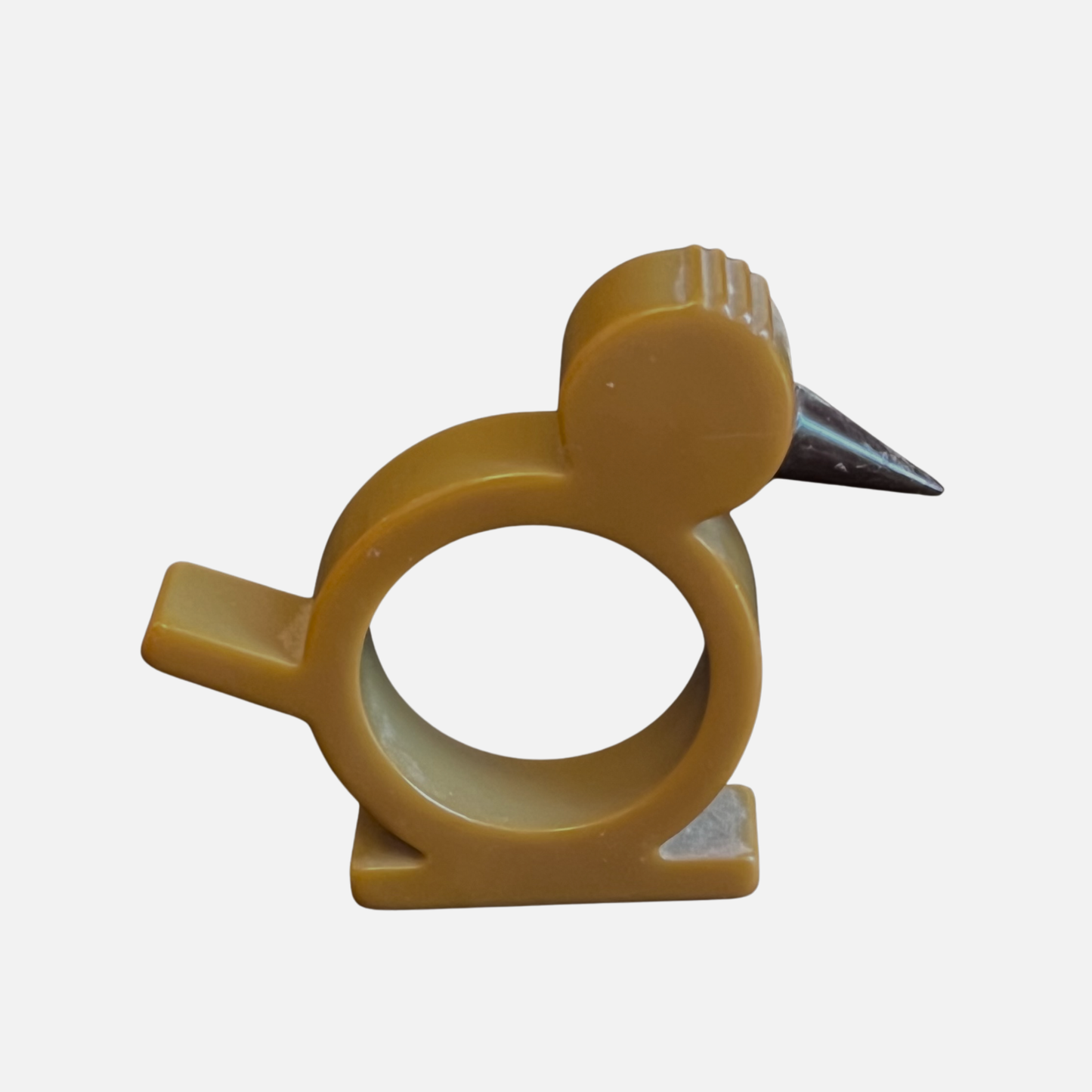 Vintage Catalin (Bakelite) Bird Napkin Ring
