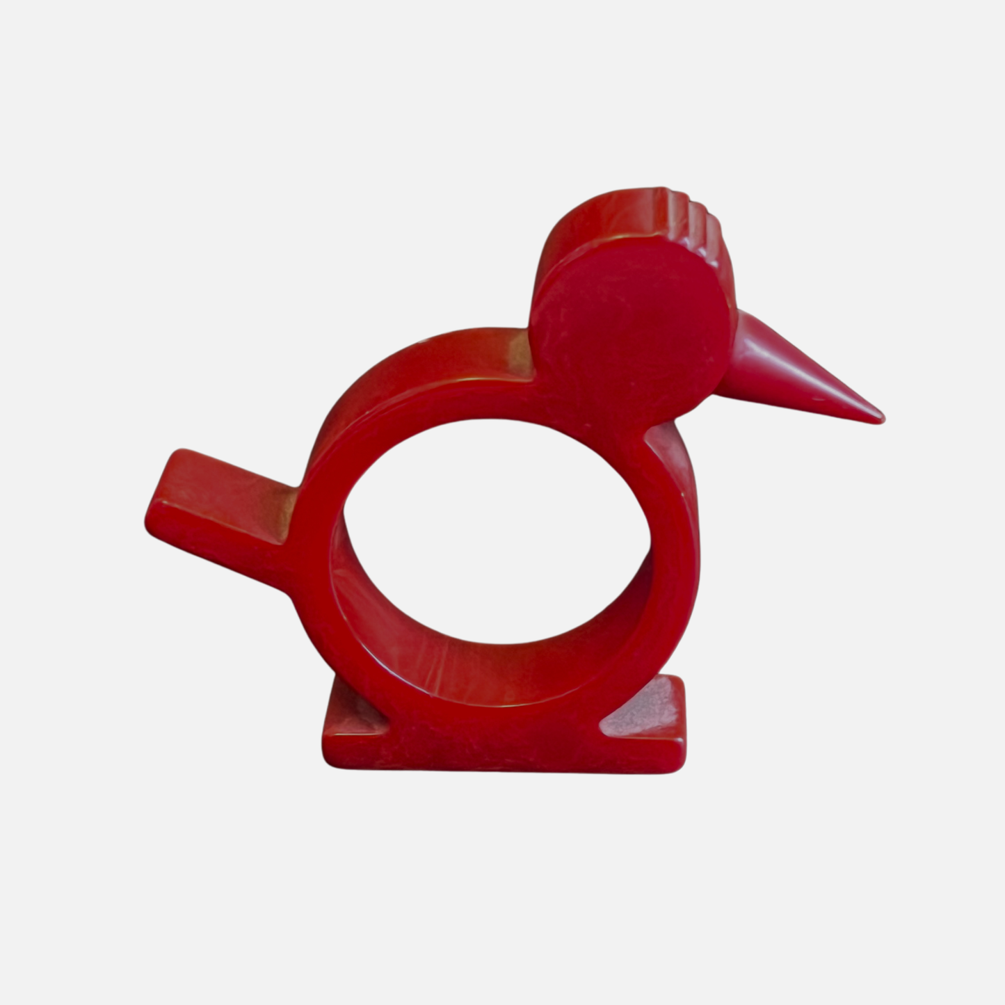 Vintage Catalin (Bakelite) Bird Napkin Ring