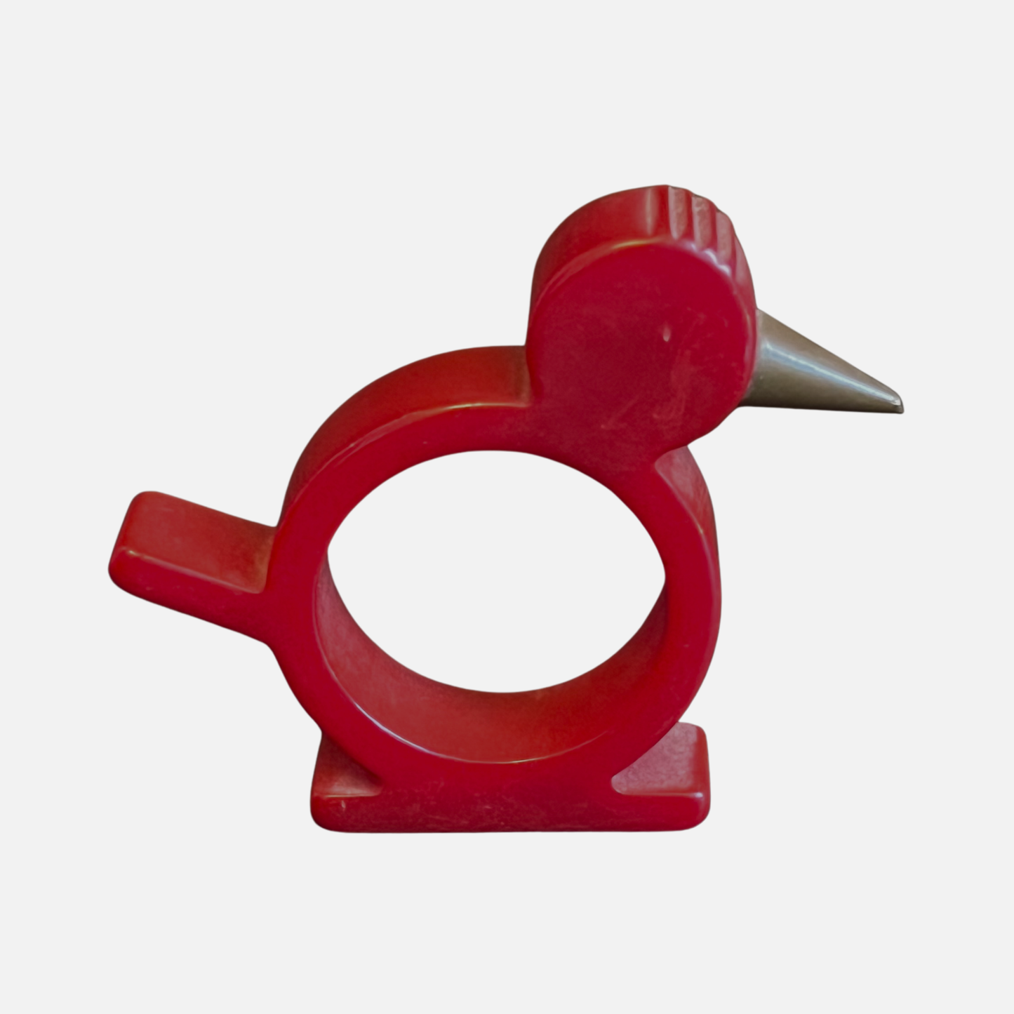 Vintage Catalin (Bakelite) Bird Napkin Ring