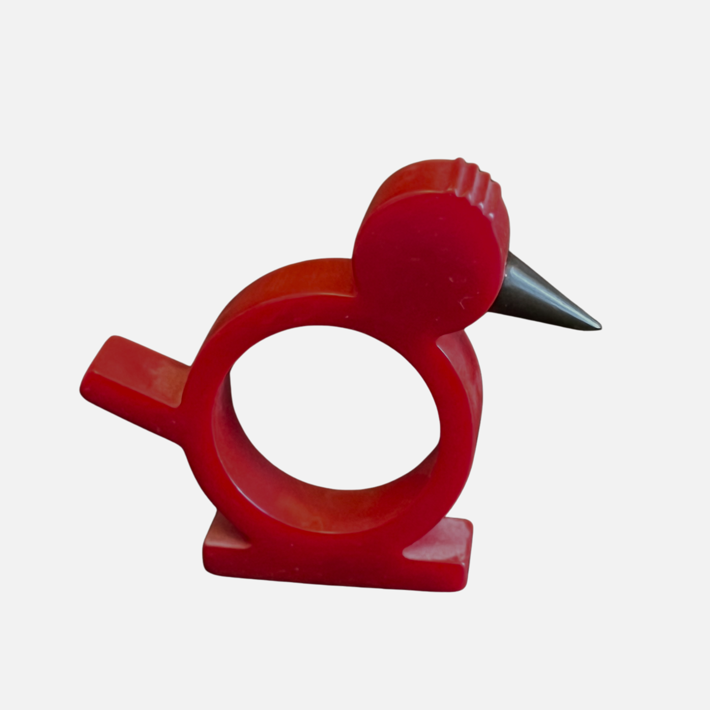 Vintage Catalin (Bakelite) Bird Napkin Ring