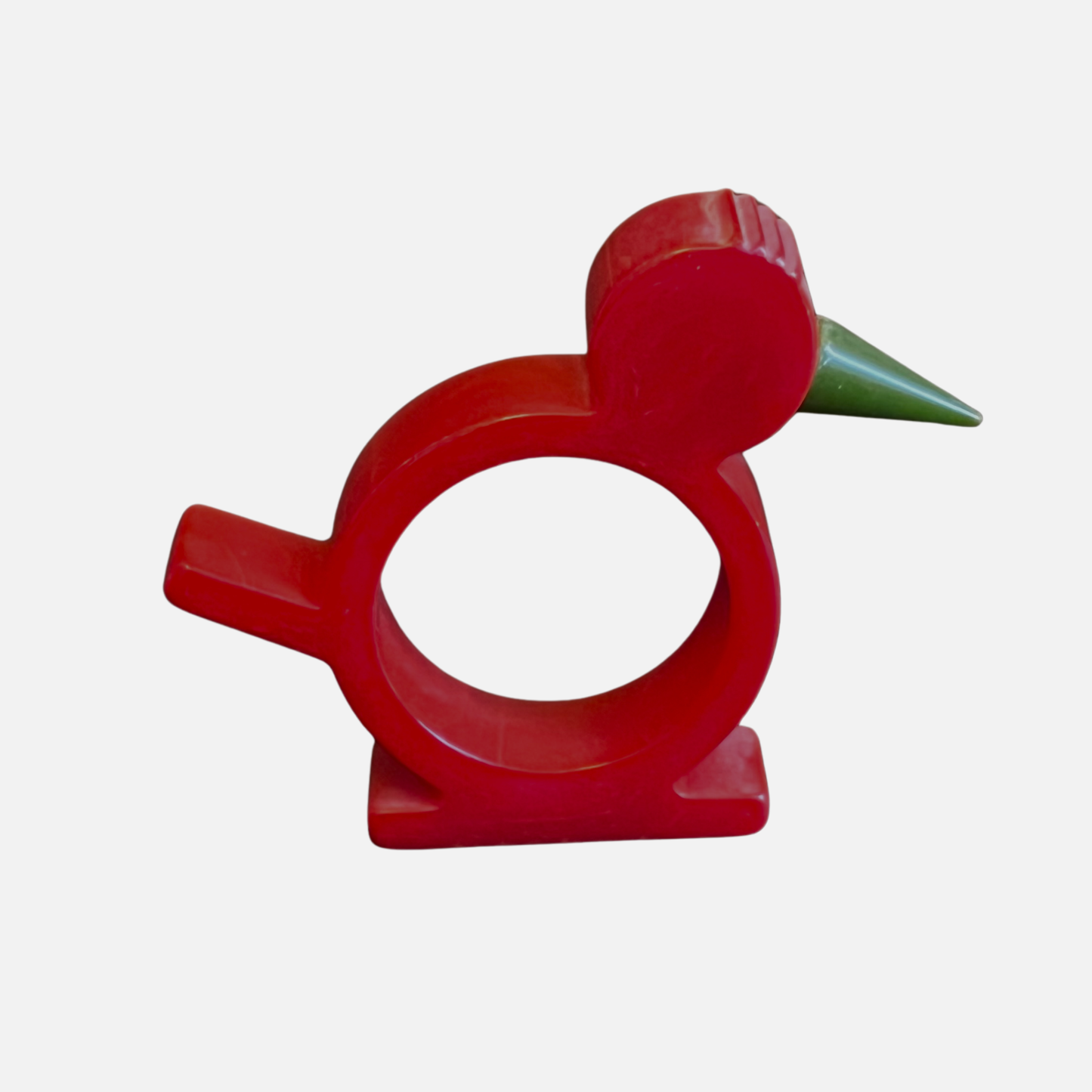 Vintage Catalin (Bakelite) Bird Napkin Ring