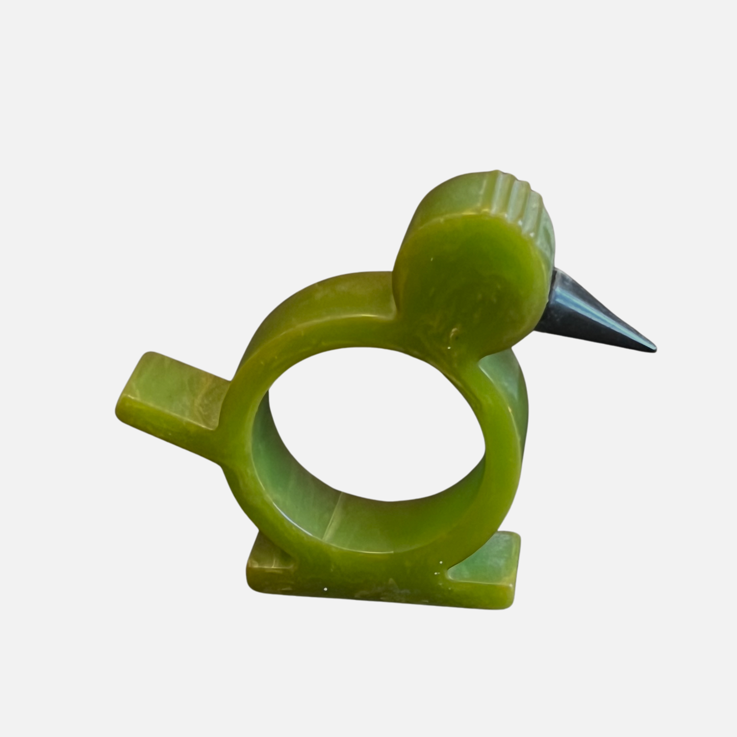 Vintage Catalin (Bakelite) Bird Napkin Ring