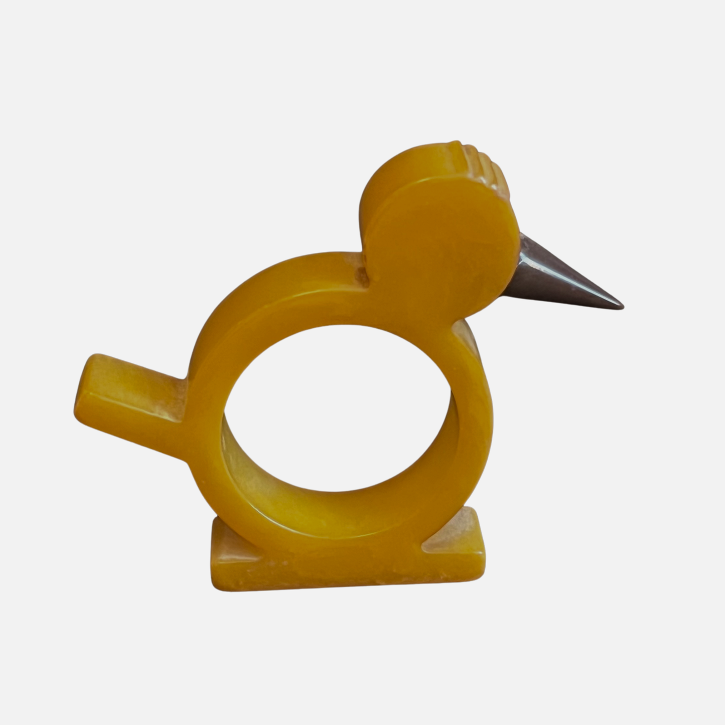 Vintage Catalin (Bakelite) Bird Napkin Ring