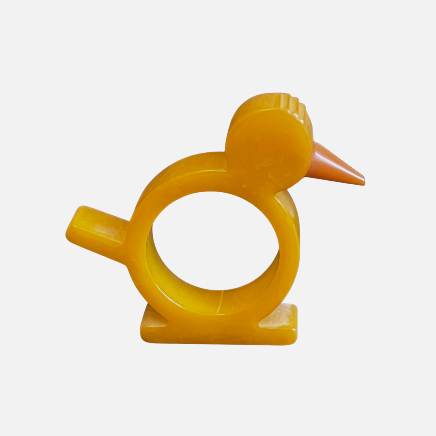 Vintage Catalin (Bakelite) Bird Napkin Ring