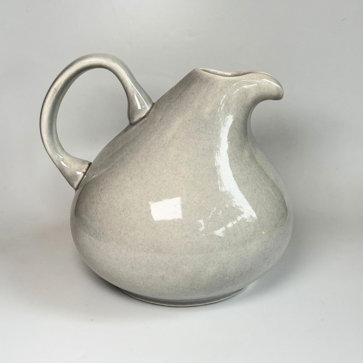1940's Russel Wright Granite Grey Bulb Shape Pitcher