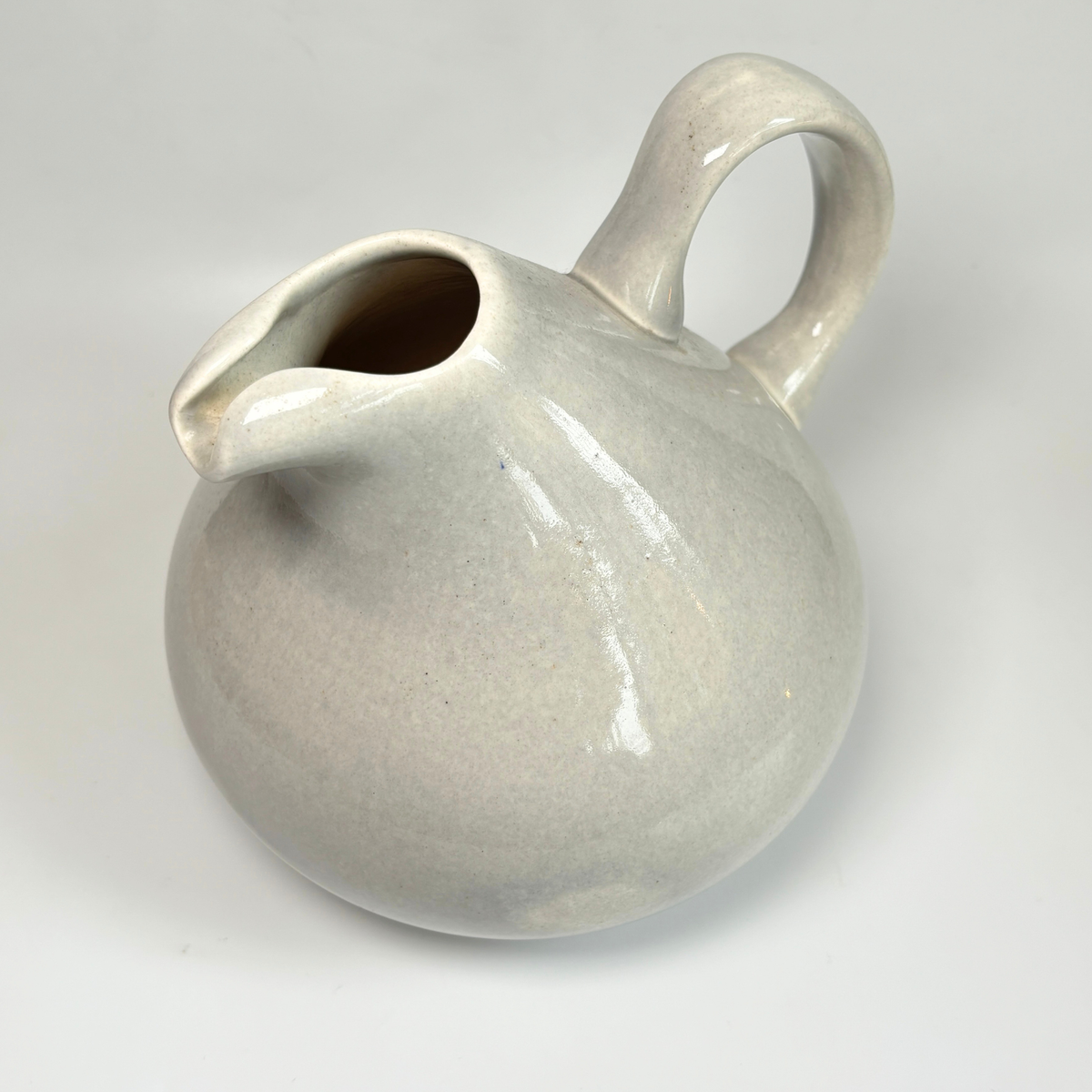 1940's Russel Wright Granite Grey Bulb Shape Pitcher