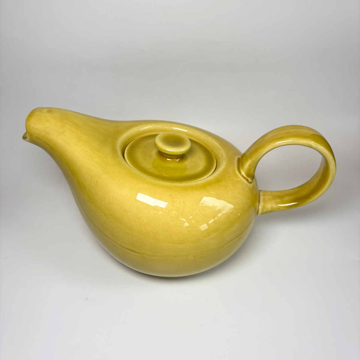 1940's Russel Wright Chartreuse Teapot