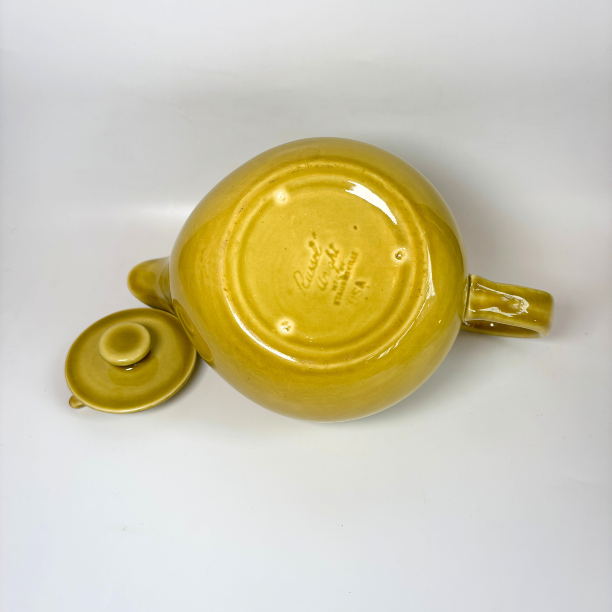 1940's Russel Wright Chartreuse Teapot