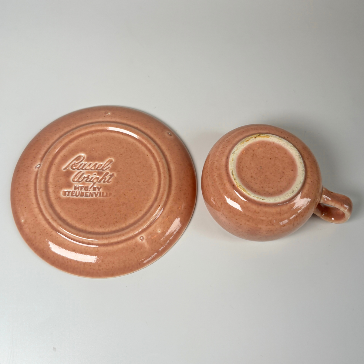 1940's Russel Wright Demitasse Cup & Saucer Set