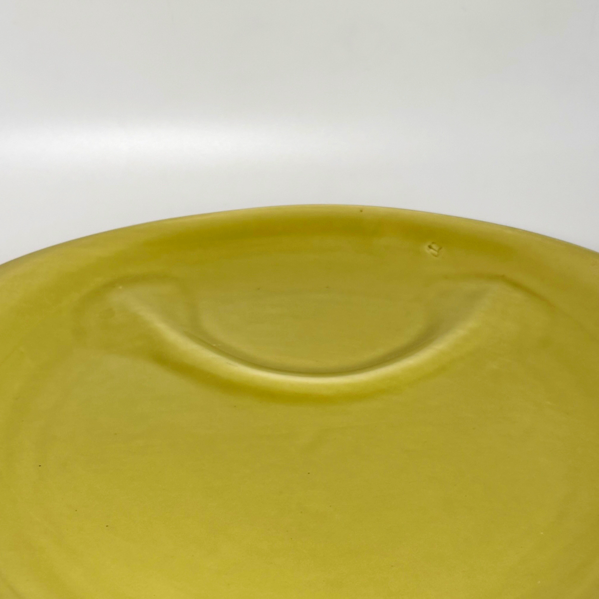 1940's Russel Wright Chartreuse Hostess Serving Plate