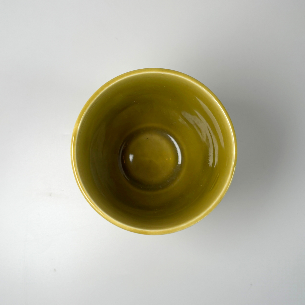 1940's Russel Wright Coffee Mug w/out Handle, Chartreuse