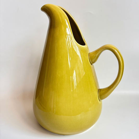 1940's Russel Wright Chartreuse Tall Water Pitcher