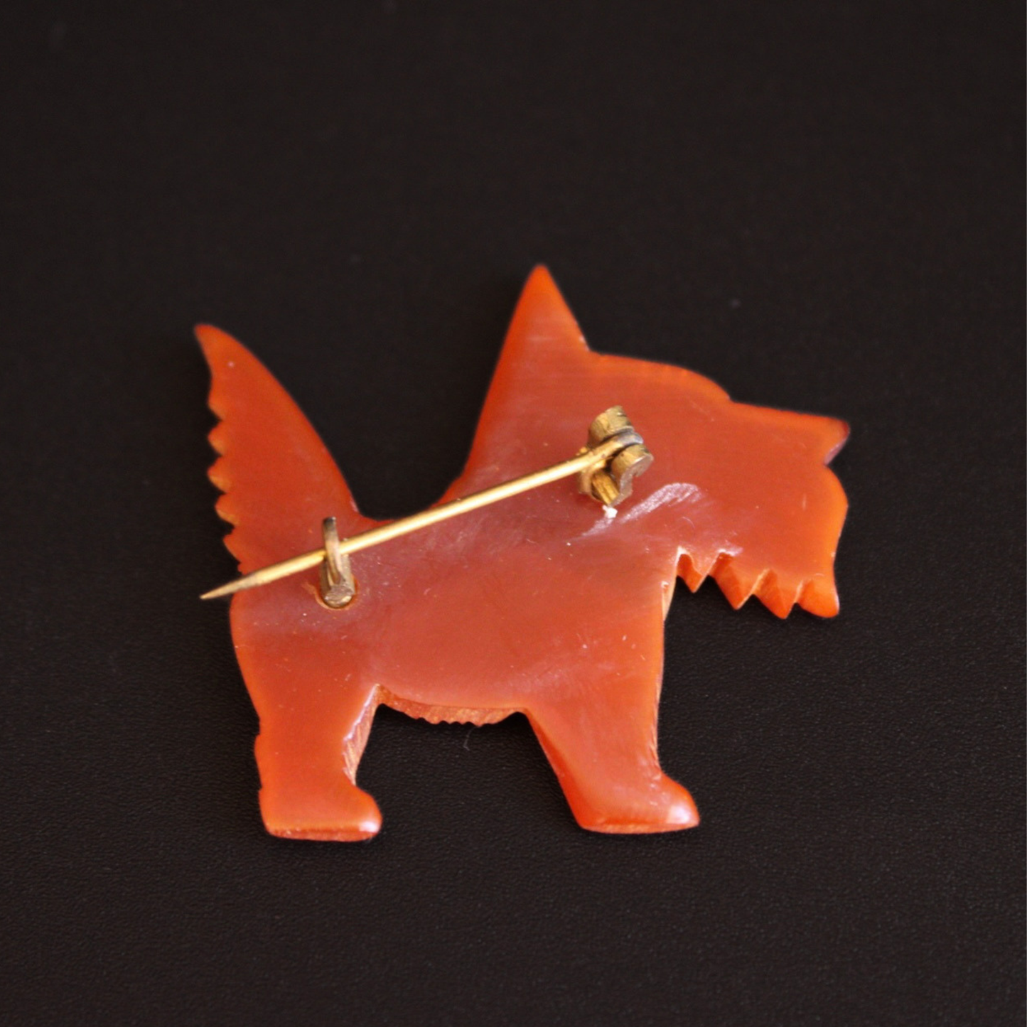 Vintage Bakelite Scottish Terrier Brooch