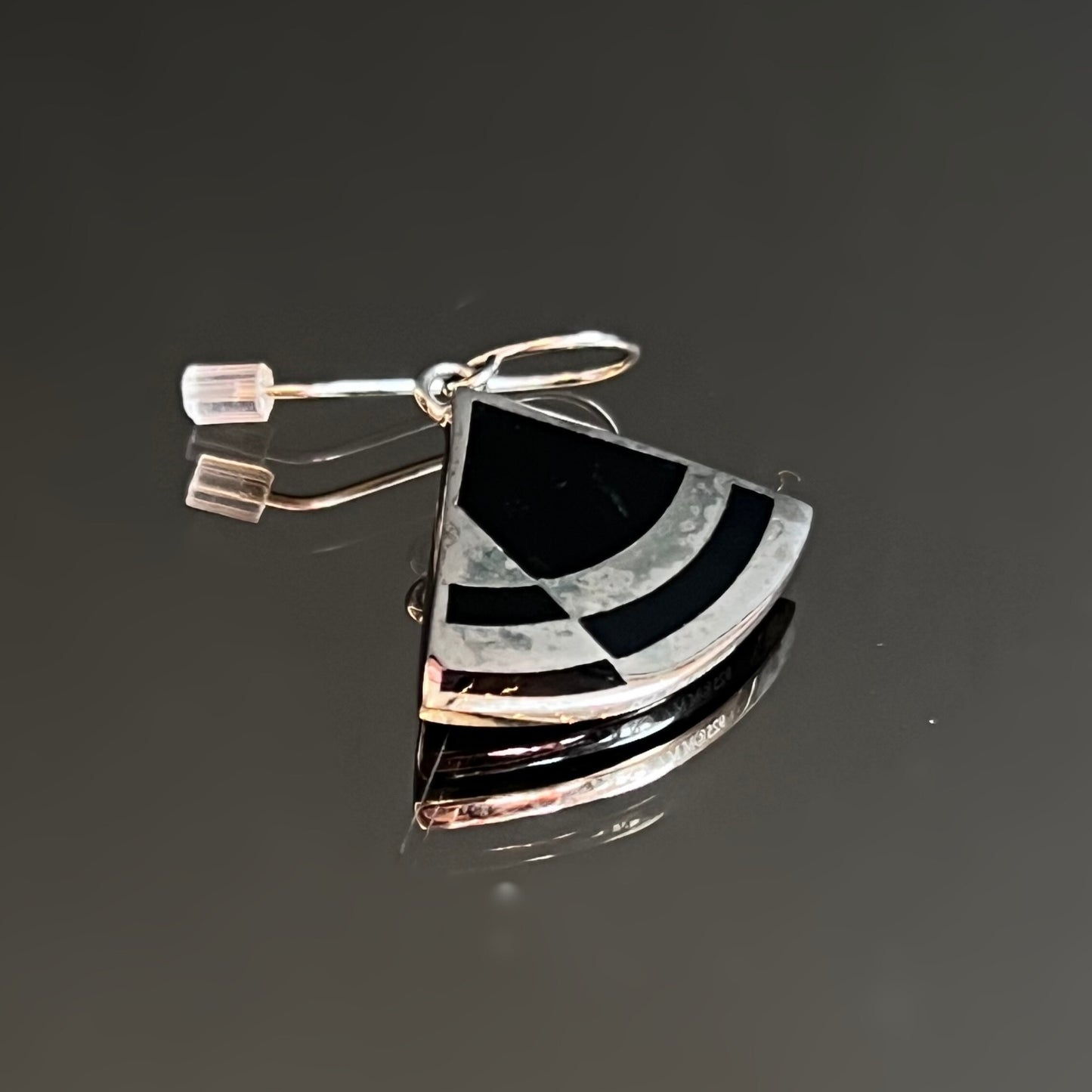 Vintage Metropolitan Museum Deskey Deco Fan Earrings