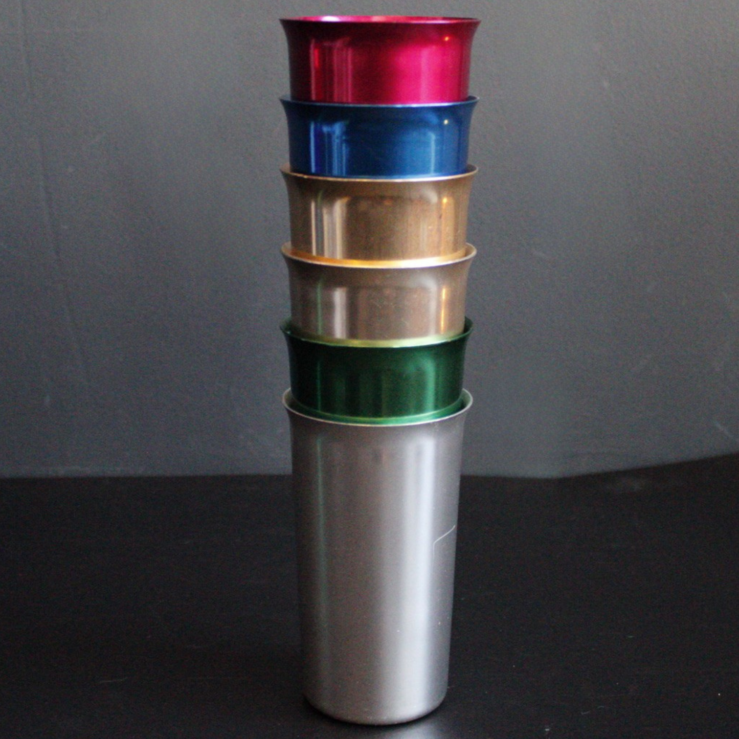 Vintage Starburst Aluminum Tumblers