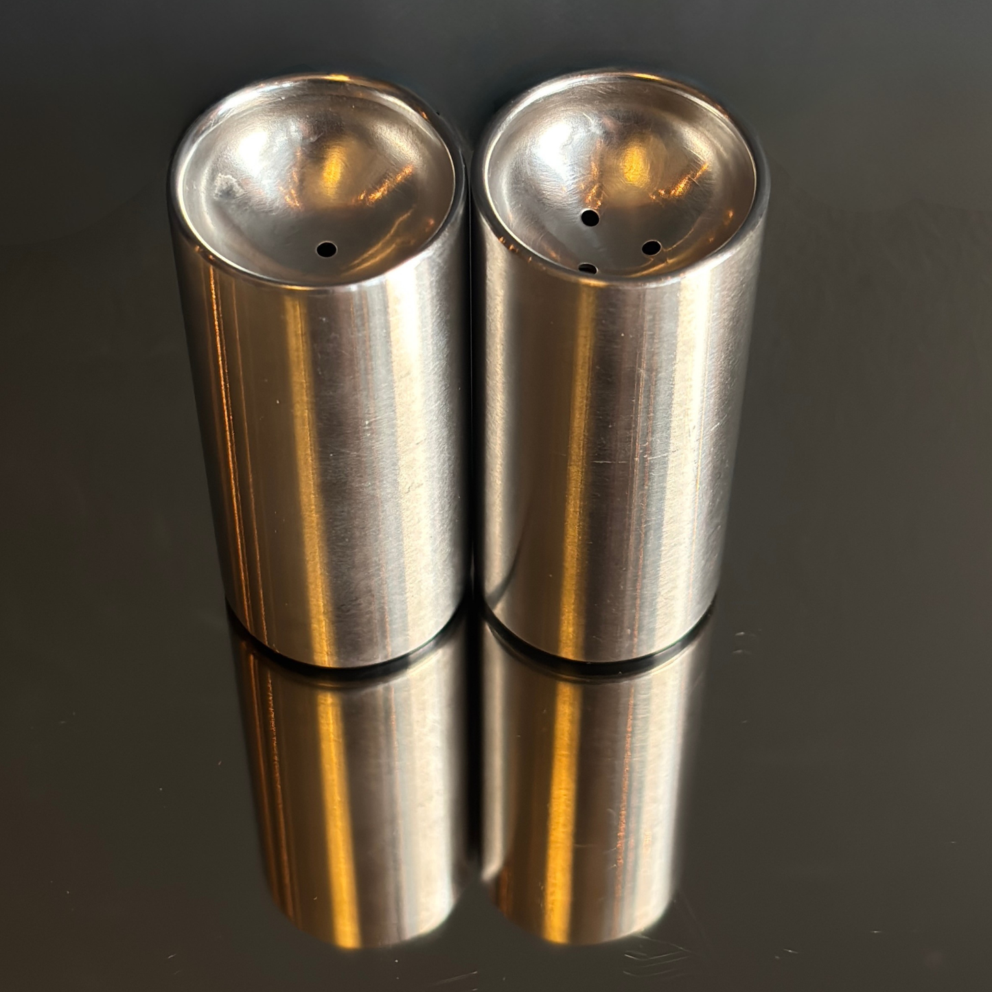 Vintage Arne Jacobsen for Stelton Danish Salt & Pepper Shaker Set