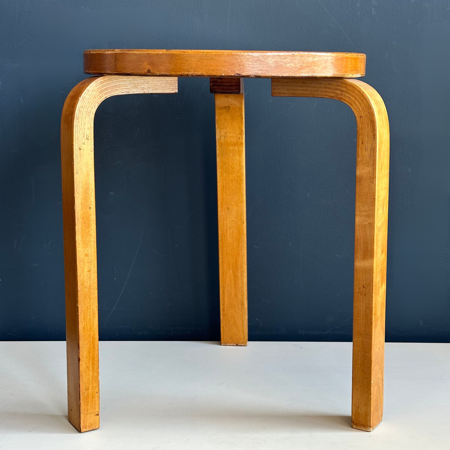 Original Vintage Alvar Aalto Model 60 Stool