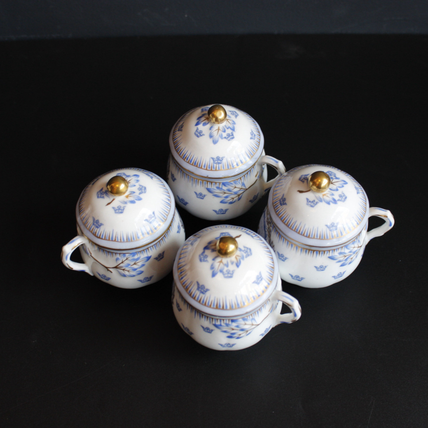 Vintage Rorstrand Gripsholm 3 Crowns Custard Set