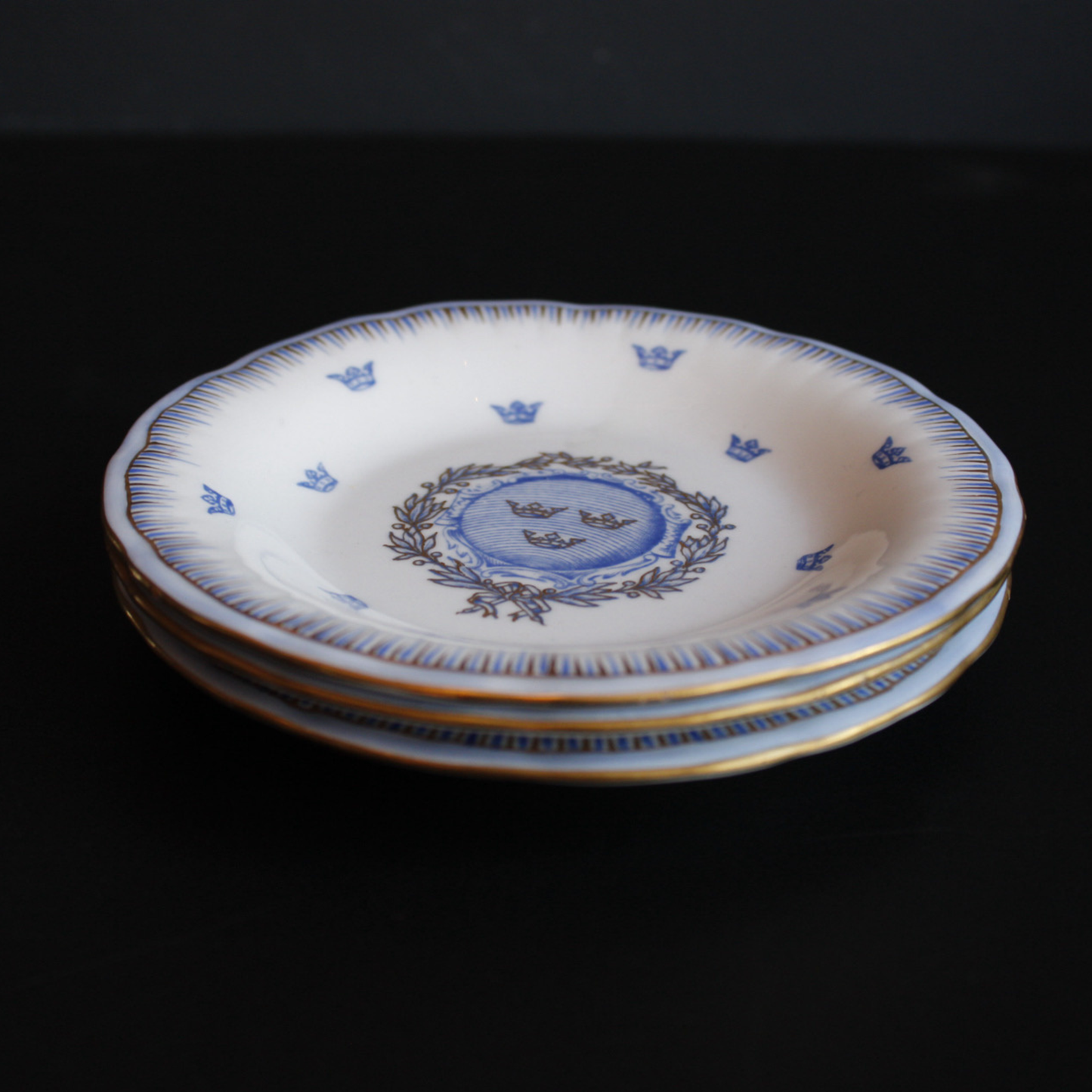 Vintage Rorstrand Gripsholm 3 Crowns Custard Set