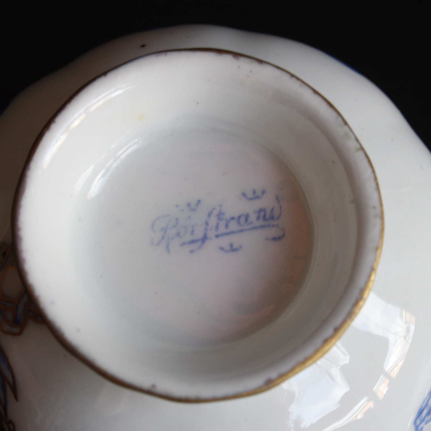 Vintage Rorstrand Gripsholm 3 Crowns Custard Set