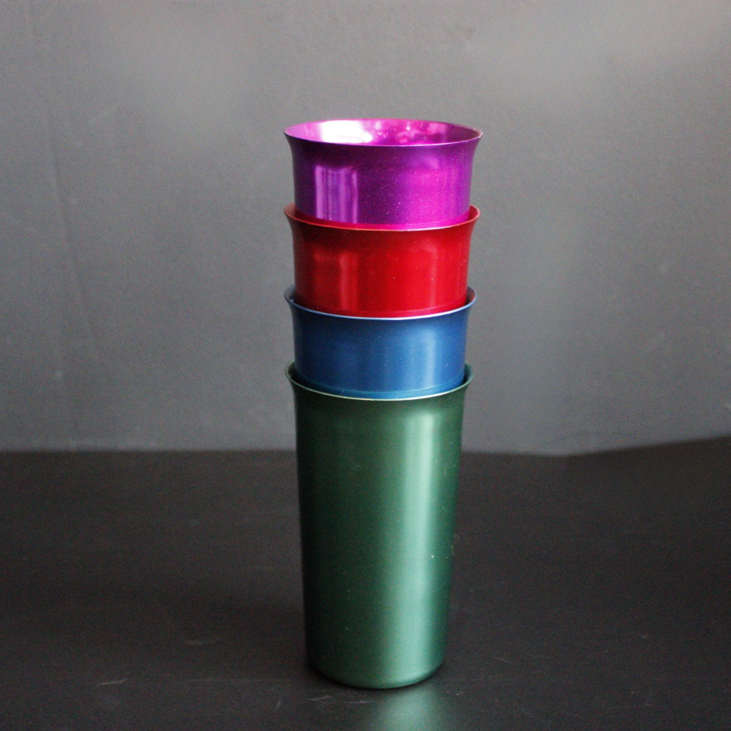 Vintage Starburst Aluminum Tumblers