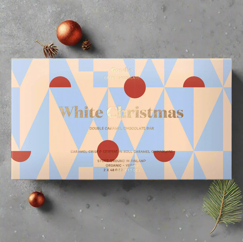 Goodio White Christmas Double Chocolate Bar