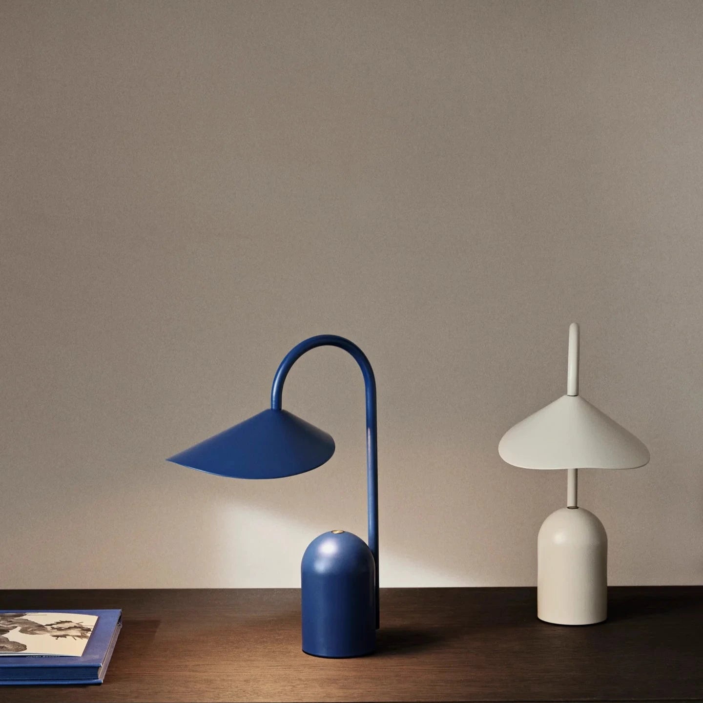 Ferm Living Arum Portable Lamp - Bright Blue – Olson House