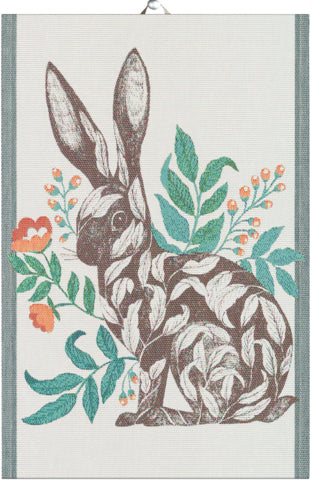 Ekelund Leaf Bunny Kitchen Towel