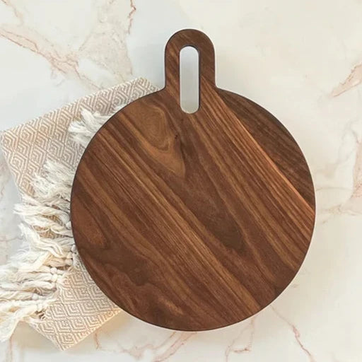 Camino Woodshop Modern Round Charcuterie Board