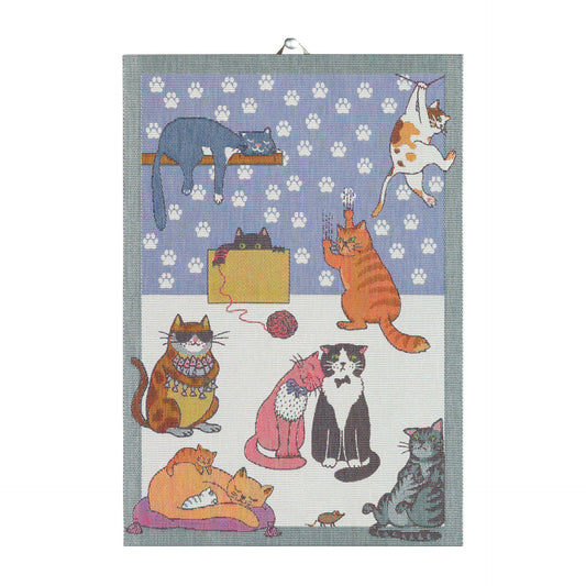 Ekelund Cats Fun Kitchen Towel