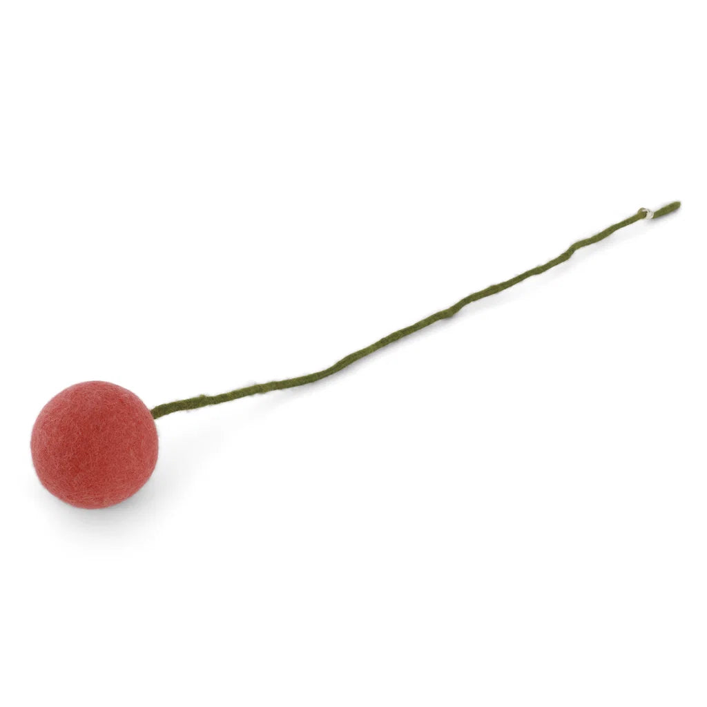 Gry & Sif Felt Extra Large Dot Flower - Coral
