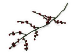 Én Gry & Sif Felt Branches w/ Berries