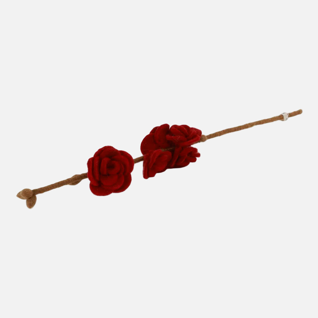 Gry & Sif Felt Branch w/ Roses