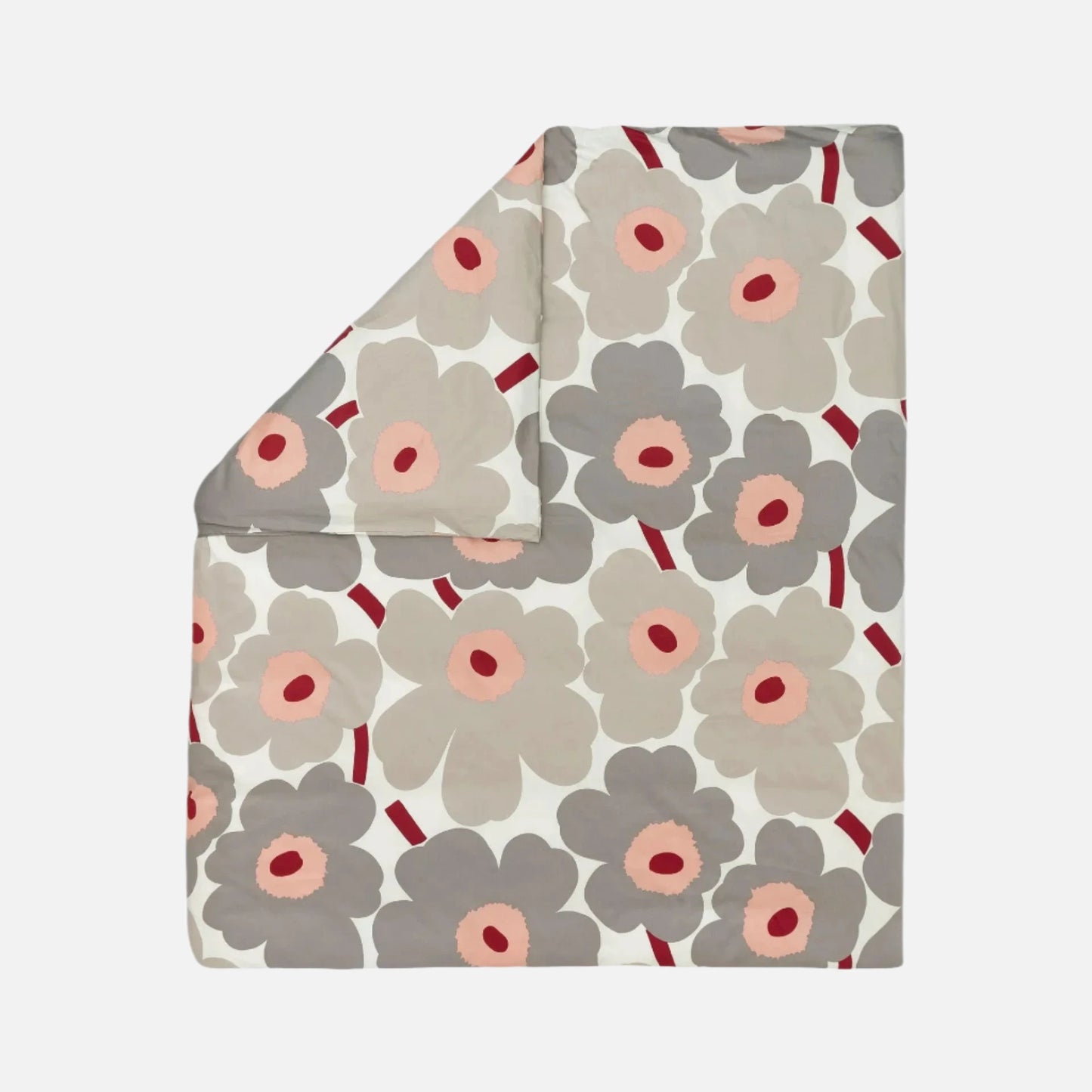 Marimekko Unikko Satin Duvet Cover