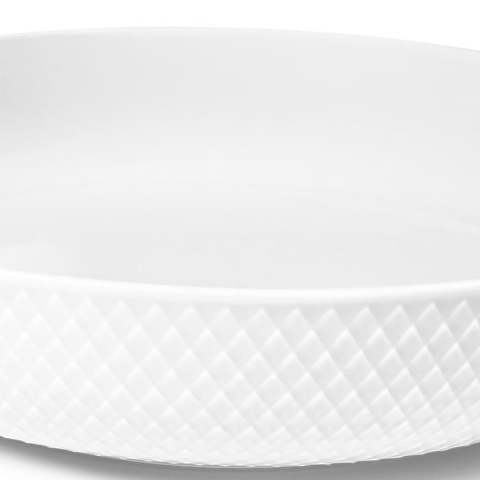 Lyngby Porcelæn - Rhombe - 11.3" Porcelain Serving Dish