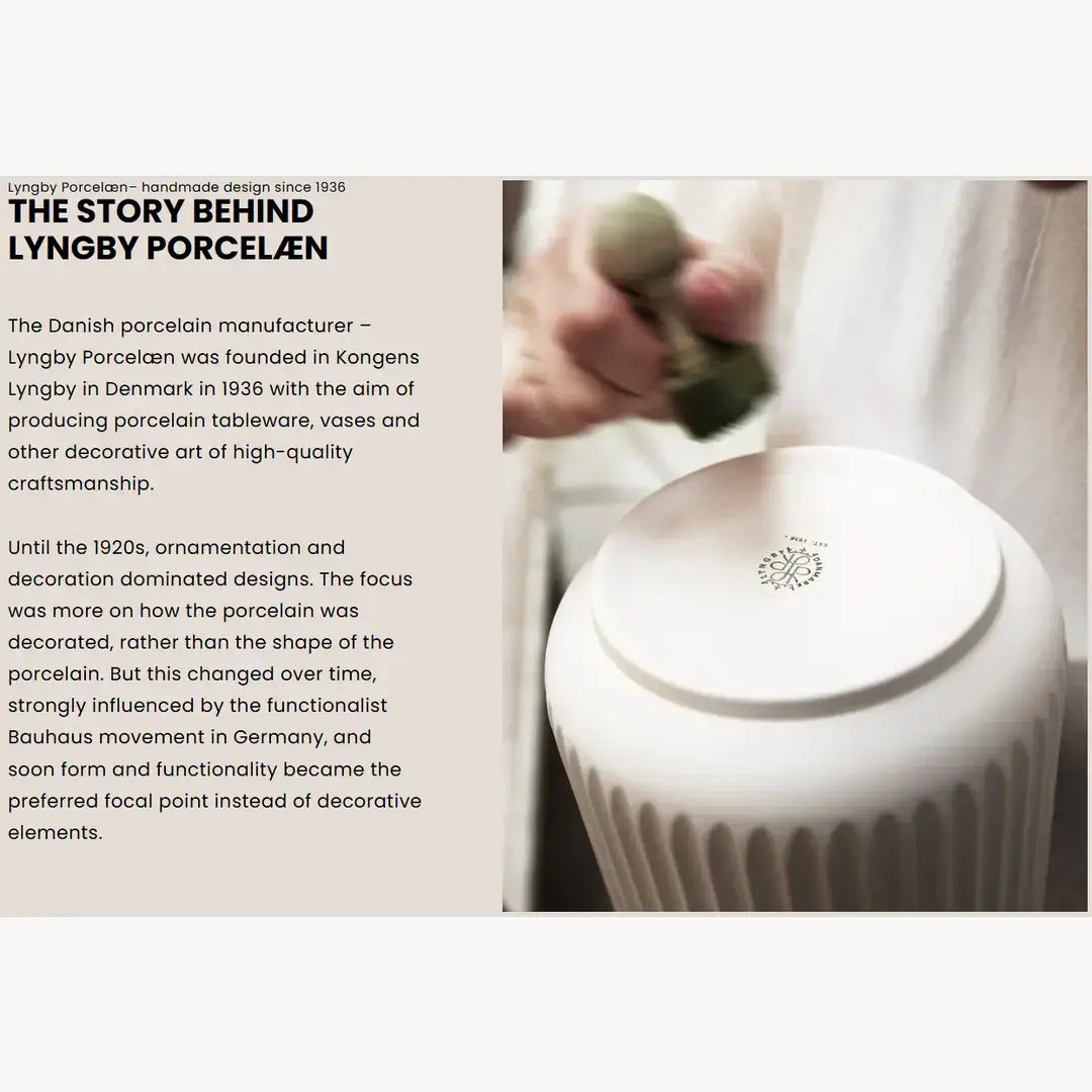 Lyngby Porcelæn - Rhombe Earth - 5.1" Salad / Soup Bowl