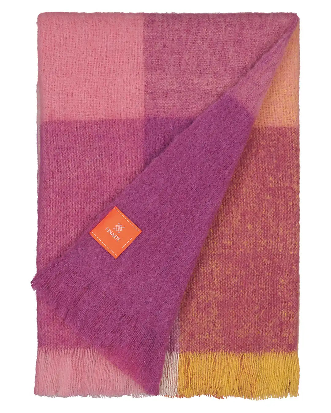 Finarte Apricot Throw Blanket