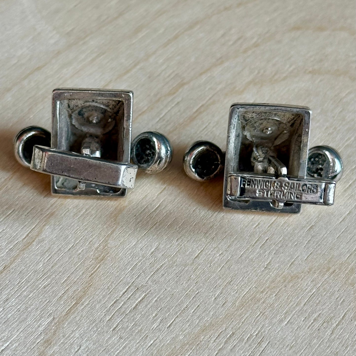 Vintage Fenwick & Sailors Telephone Cufflinks